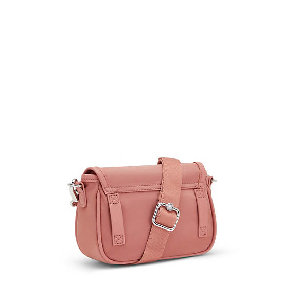 Kipling Inaki Small Crossbody Bag Handbag Almost Rose | AU 1271QM